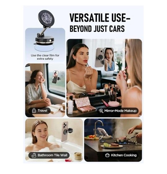 Upgraded Vacuum Magnetic Car Phone Holder for MagSafe🥕 - photo 5