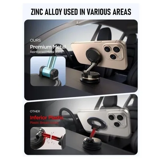 Upgraded Vacuum Magnetic Car Phone Holder for MagSafe🥕 image indicator(6)