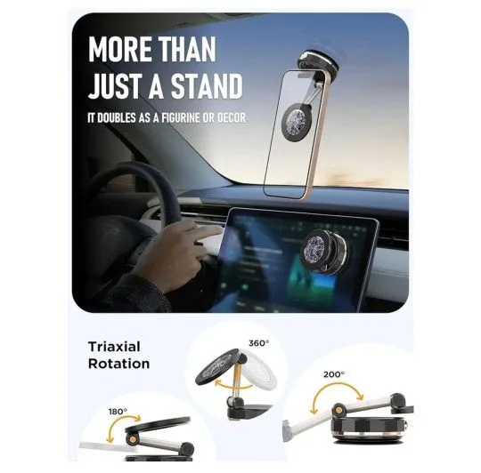 Upgraded Vacuum Magnetic Car Phone Holder for MagSafe🥕 image indicator(7)