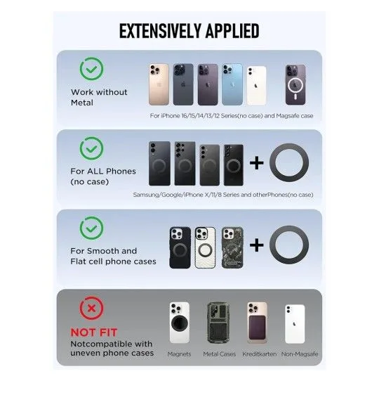 Upgraded Vacuum Magnetic Car Phone Holder for MagSafe🥕 image indicator(8)