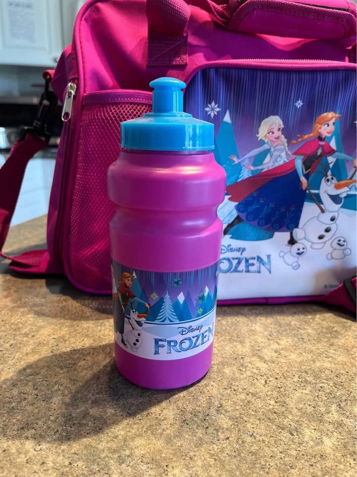 Girl’s Frozen Soccer bag, water bottle, shin guards, socks and s - photo 4