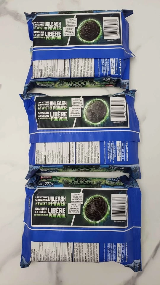 Marvel OREO Stuf of Dr DOOM Cookies (New/Sealed) - photo 2