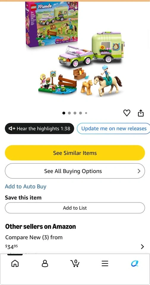 LEGO Friends Horse & Baby Foal Trailer 42695 - photo 2