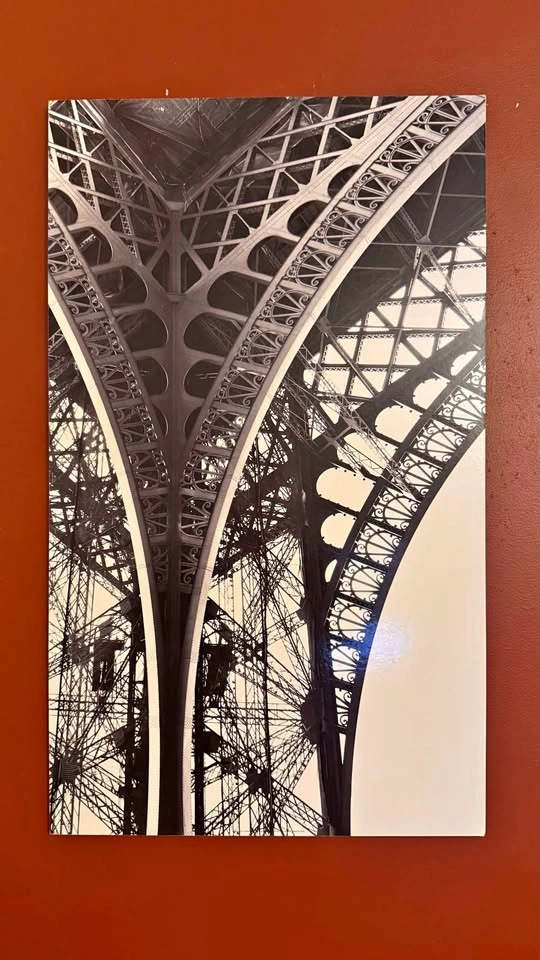 Eiffel Tower Black & White Wall Art