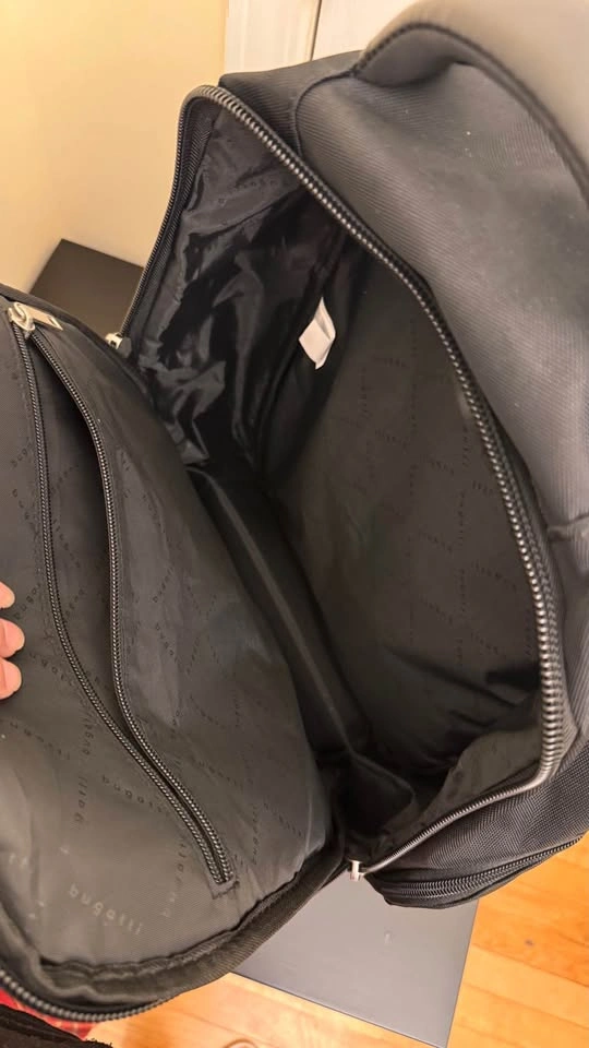 Brand New Bugatti Gregory Backpack – Vegan Leather – 17” Laptop - photo 5