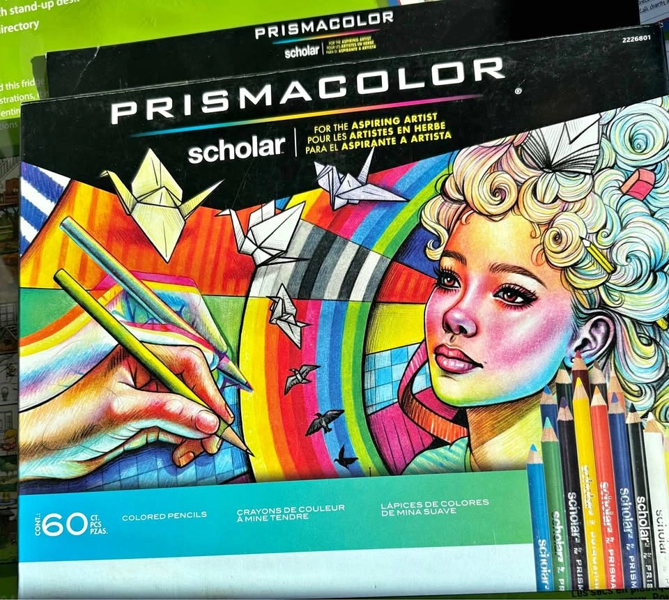 Prismacolor Scholar Coloured Pencils 60 count