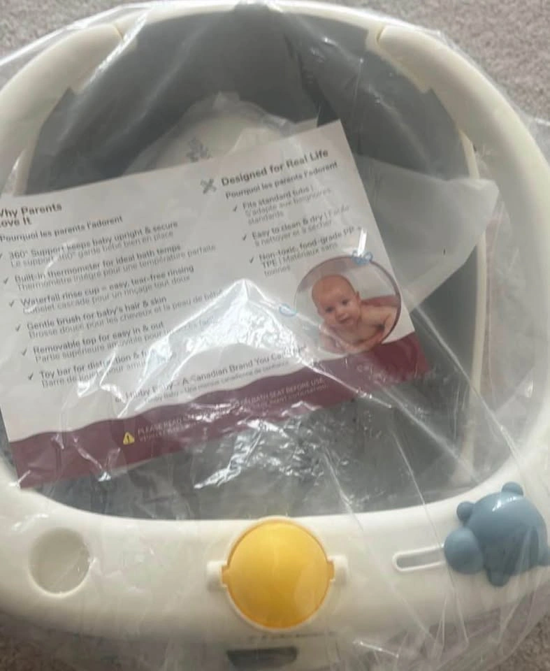 Hibby Baby Bath Seat Set with Hair Brush and Rinse Cup - photo 2