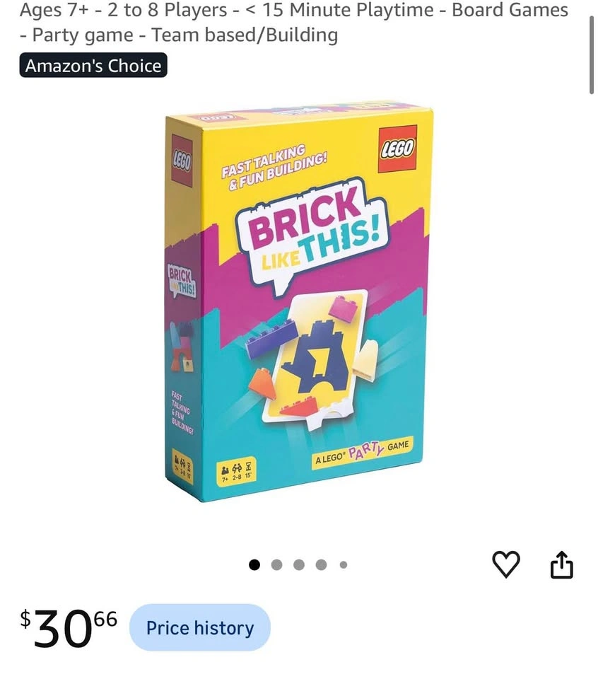 LEGO Brick Like This! Ages 7+ - 2 to 8 Players - photo 2