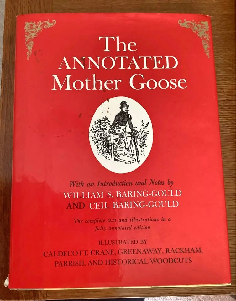 Vintage Book: The Annotated Mother Goose (Hardcover)