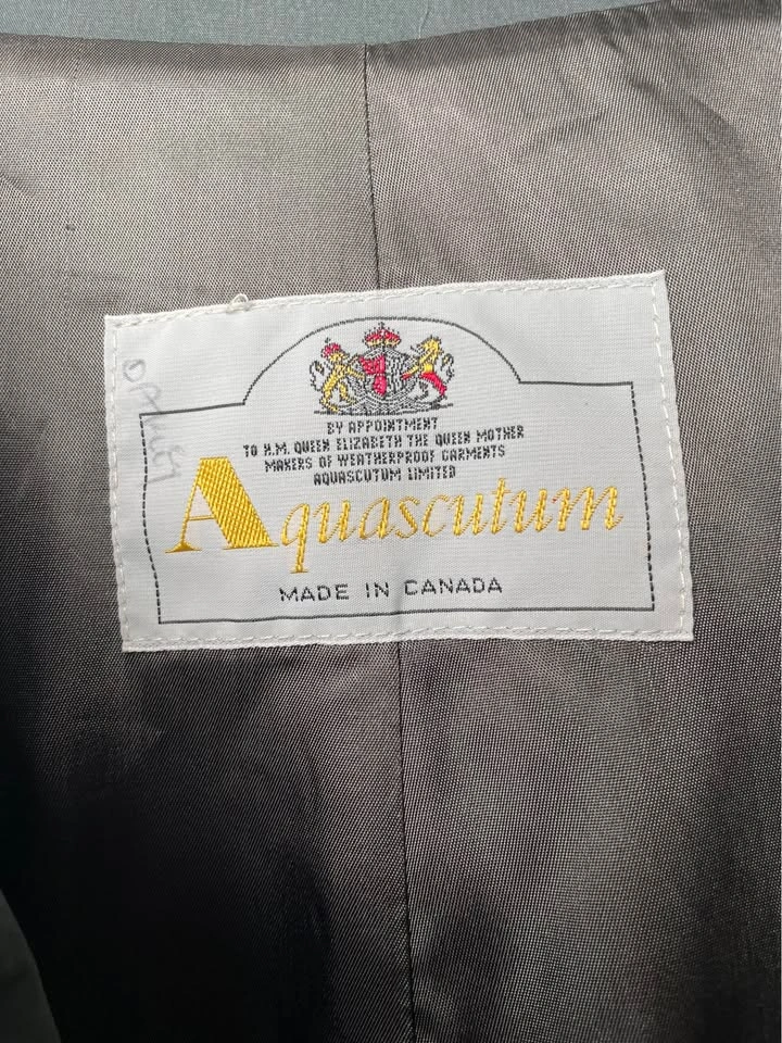 Vintage Aquascutum Aqua 5 Belted Trench Coat / Raincoat - photo 3