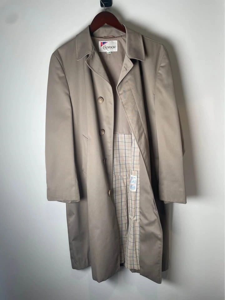 Vintage Croydon Wash & Wear Trench Coat / Raincoat - photo 3