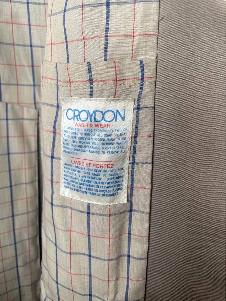 Vintage Croydon Wash & Wear Trench Coat / Raincoat - photo 5