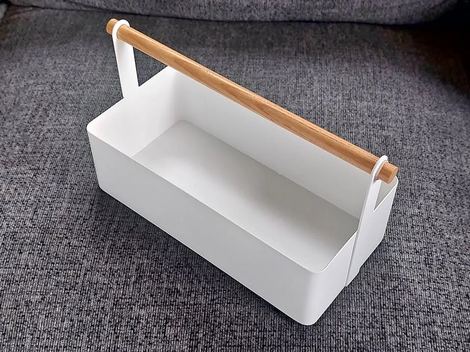 Tosca Large Tool Box, White (Yamazaki Home) thumbnail