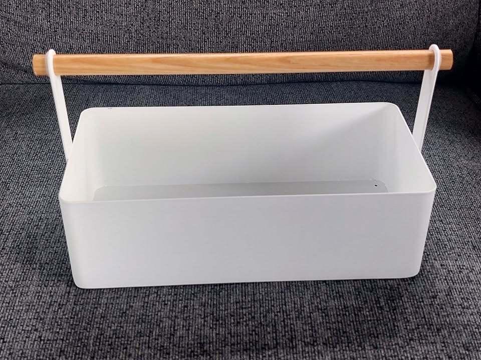 Tosca Large Tool Box, White (Yamazaki Home) - photo 4