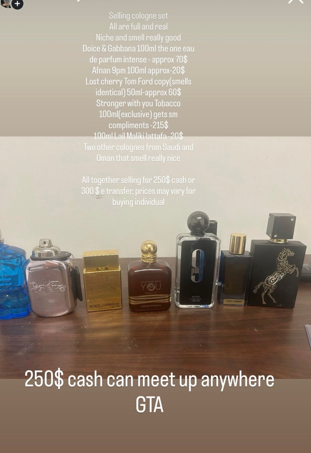 Cologne for sale