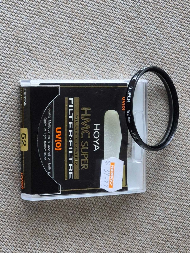 Hoya lense protector (UV (0) filter) for 52mm camera lense