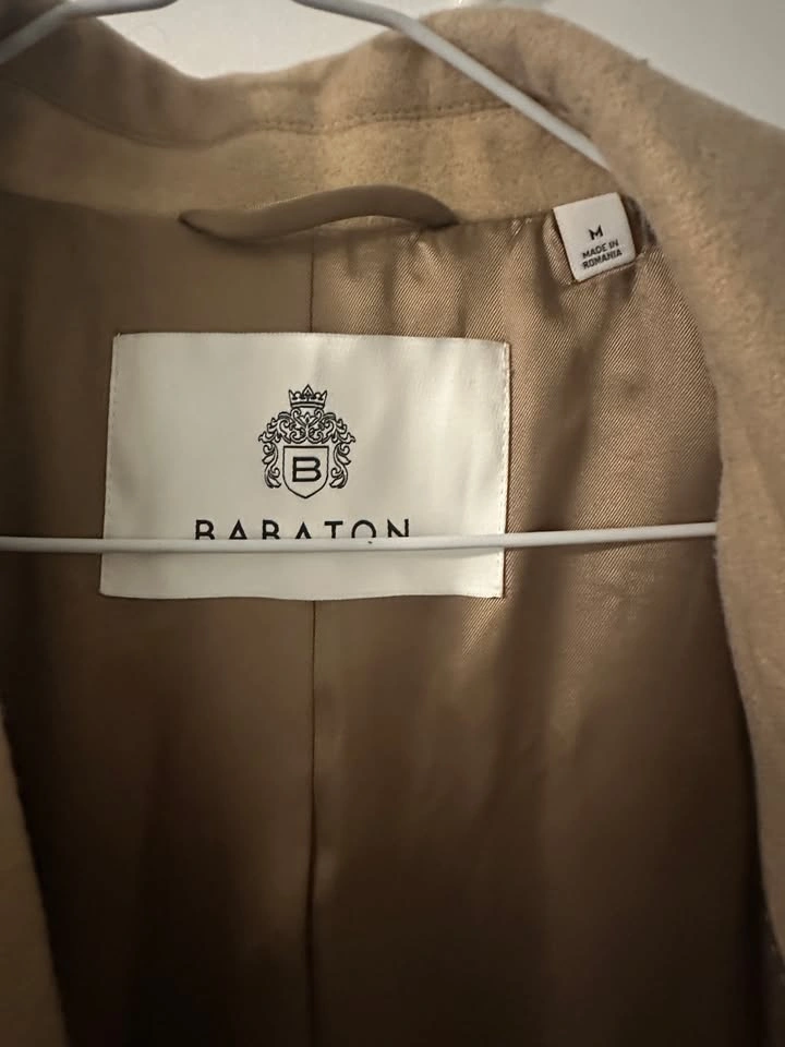 Babaton Wool Coat (Camel) - Size M - Worn Twice - photo 3