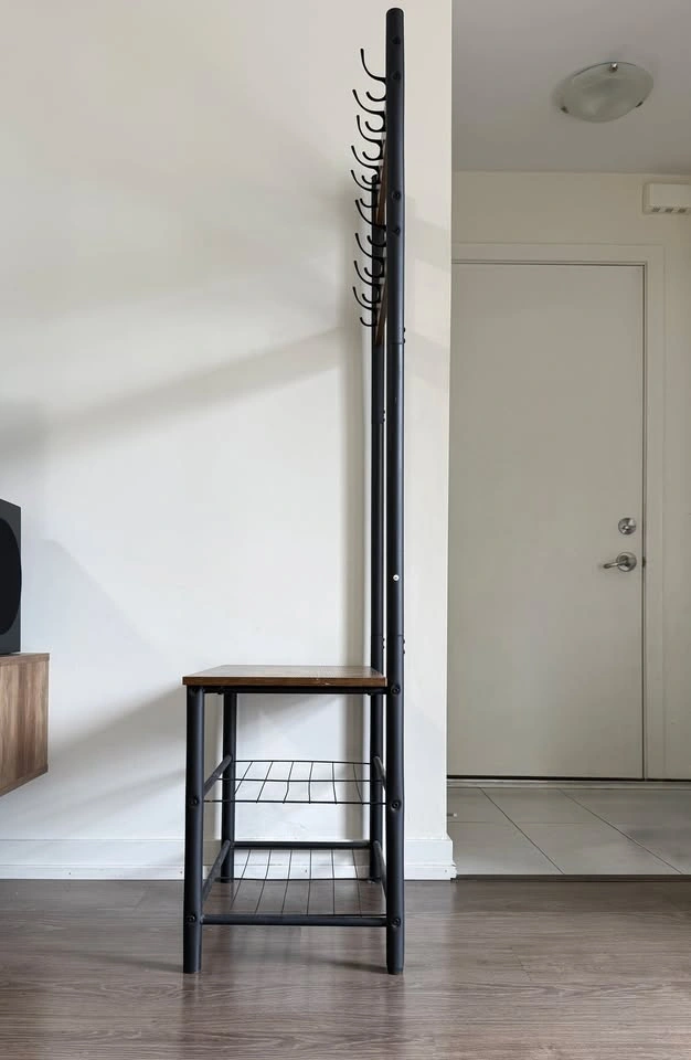 Shoe rack with coat hanger - photo 2