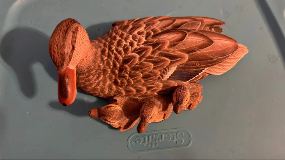 Hen Mallard with Young Limited Edition 111 of 5000 made