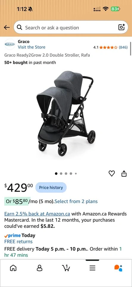 Graco Ready2Grow 2.0 Double Stroller - photo 5