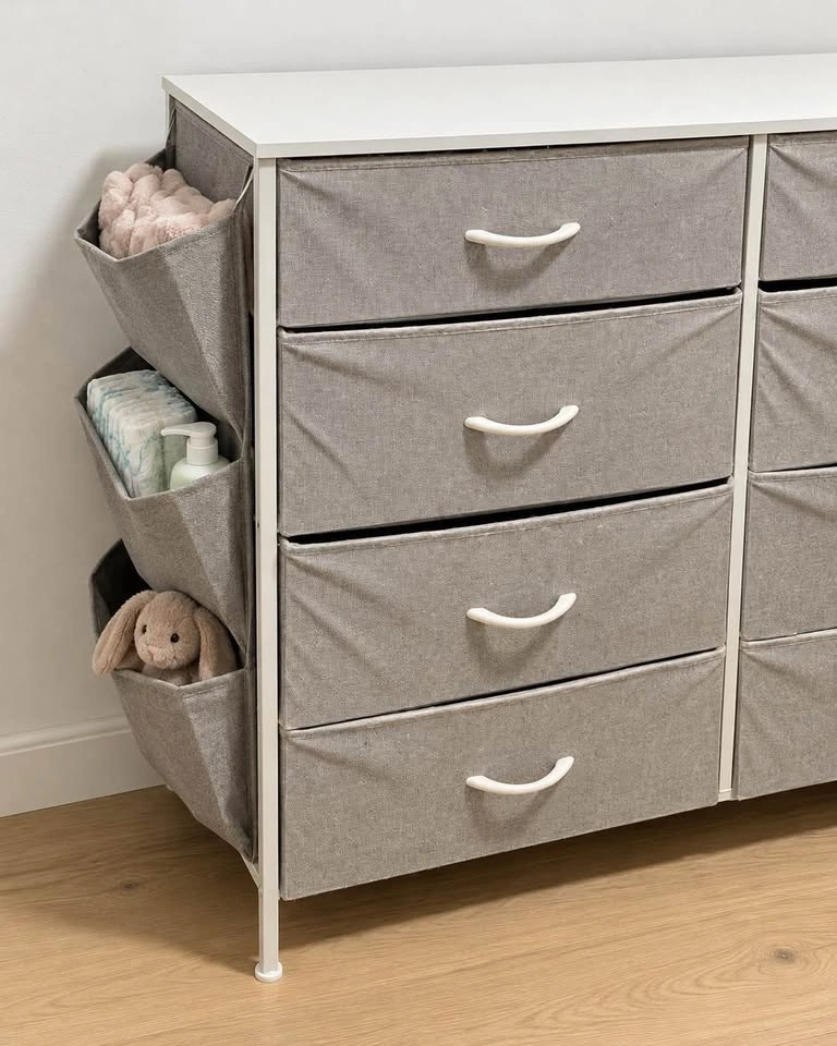 SONGMICS 8-Drawer Dresser with Side Pockets - photo 3