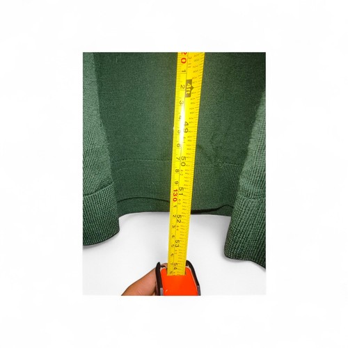 COS Dark Green Long-Sleeve Knit Dress Size Small New with Tags - photo 4