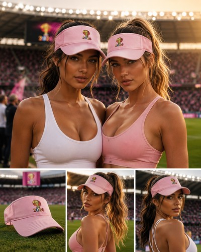 Fifa 2026 World Cup Soccer Cap Pink Unisex - photo 2