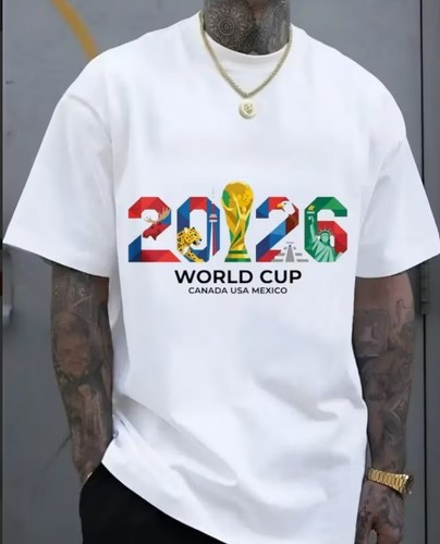 2026 FIFA World Cup Inspired T-Shirt, Unisex, Large