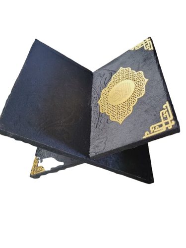 Elegant Holy Quran in Keepsake Velvet Vase Gift - Black - photo 4