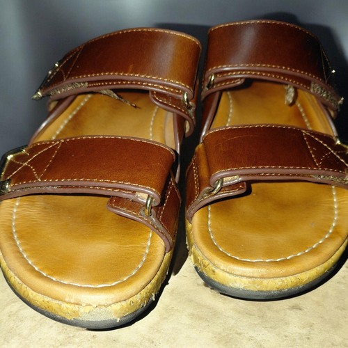 Fitflop Remi Slide Sandals Women 5 Brown Adjustable Wedge - photo 3