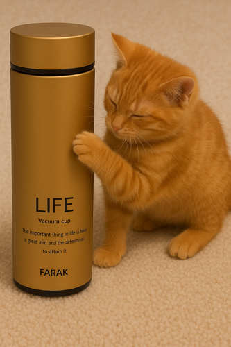 16oz Gold Insulated Bottle