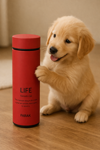 16oz Red Insulated Bottle
