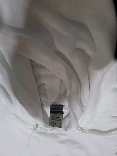 Gildan White Hoodie Sweatshirt Heavy Blend Pullover Womens Small - photo 3