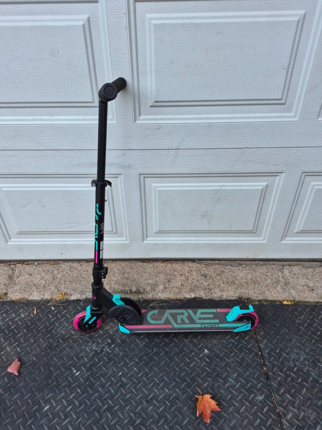 Youth Scooter Folding Aluminum Blue Purple