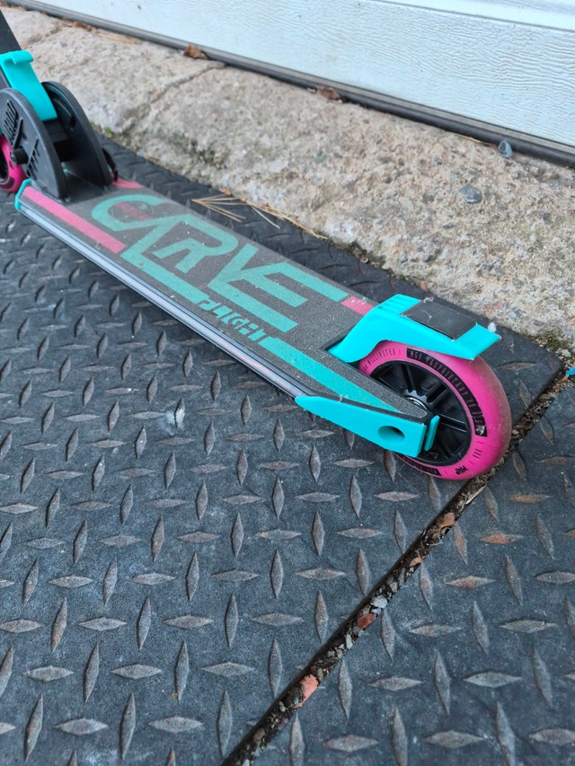Youth Scooter Folding Aluminum Blue Purple - photo 5