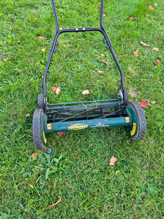 REEL mower 18'' adjustable yardworks green - photo 3