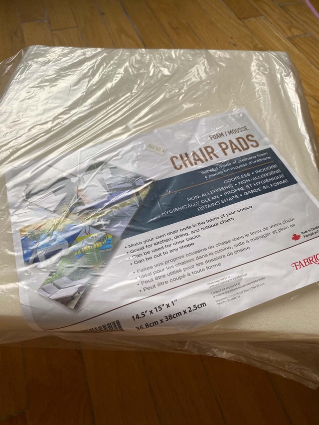 FOAM / MOUSSE Chair pads ( Made in Canada ) - photo 4