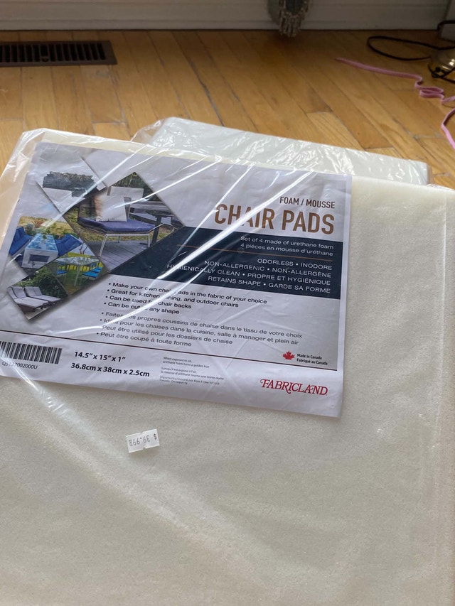 FOAM / MOUSSE Chair pads ( Made in Canada ) - photo 5