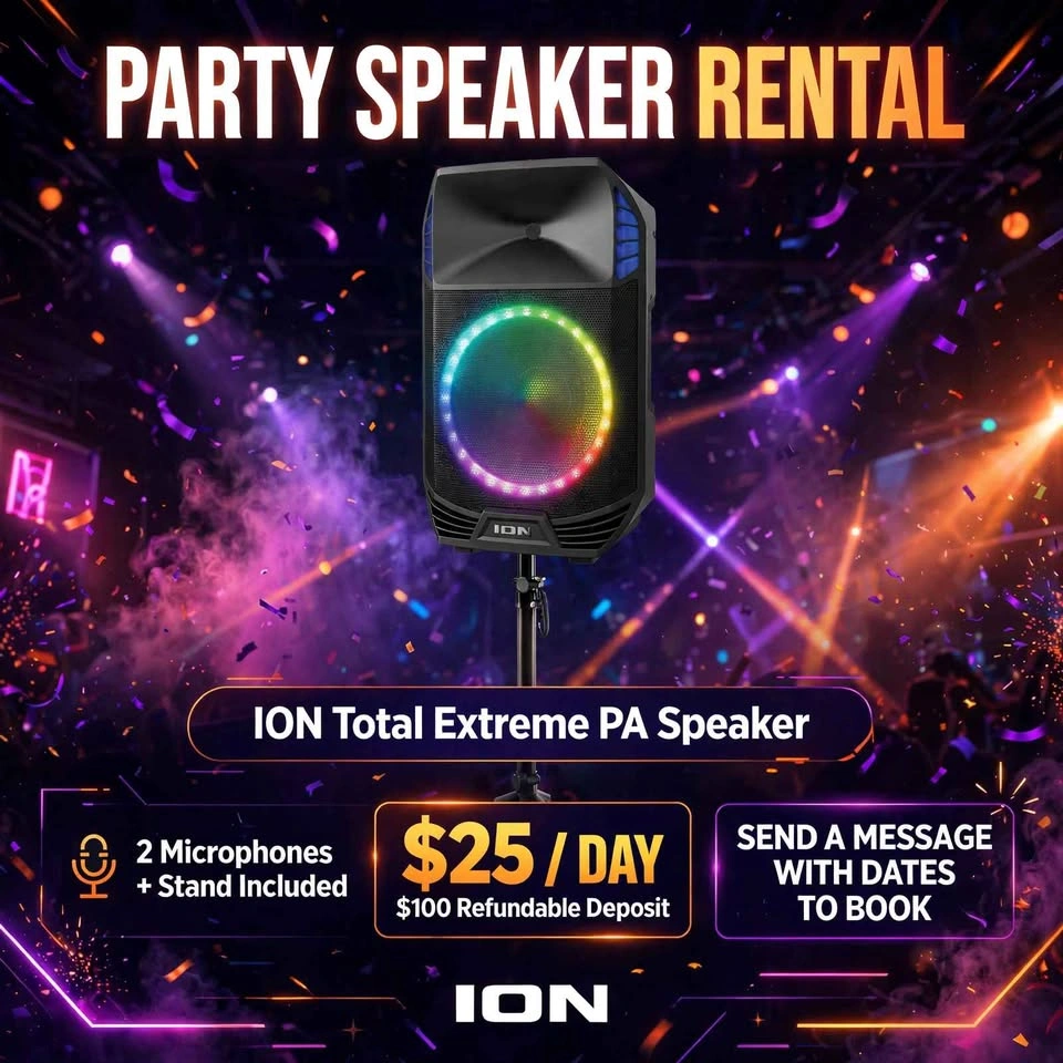 Speaker Rental Ion Total Extreme PA