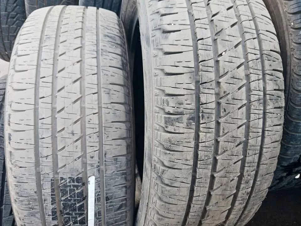 255 55 r20 TWO USED BRIDGESTONE DUELER H/L TIRES thumbnail