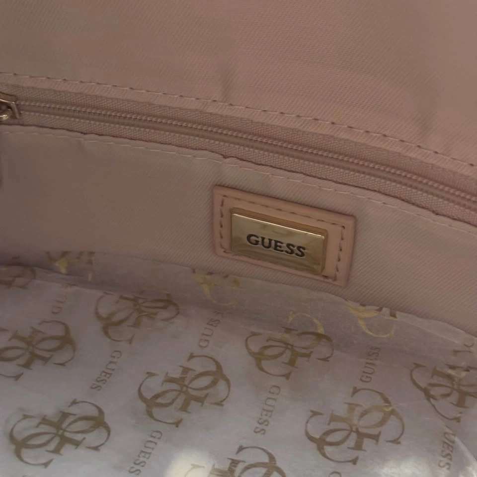 New Guess Blush Pink Faux Fur Mini Backpack - Unused - photo 5