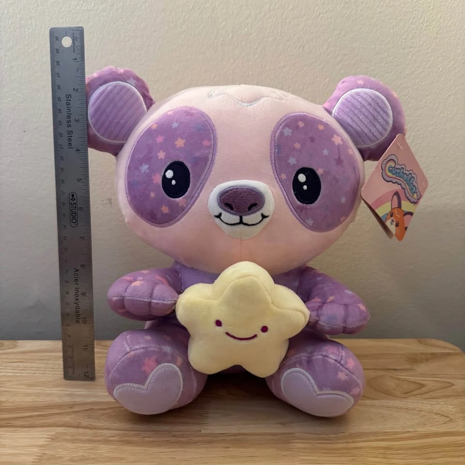 New Pink/Purple Panda Bear Plush - photo 2