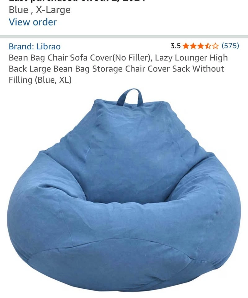 Librao Bean Bag Chair Covers with Lounge & Co Filling - photo 2