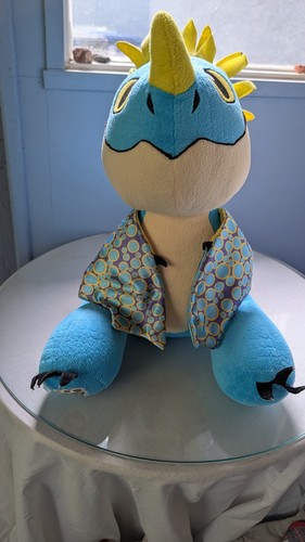 Build A Bear Stormfly How to Train Your Dragon Blue Yellow Plush