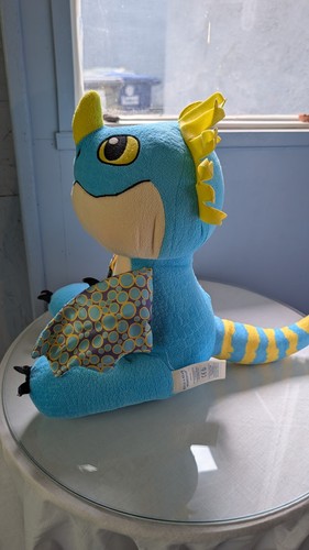 Build A Bear Stormfly How to Train Your Dragon Blue Yellow Plush - photo 2