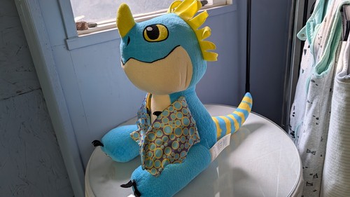Build A Bear Stormfly How to Train Your Dragon Blue Yellow Plush - photo 3