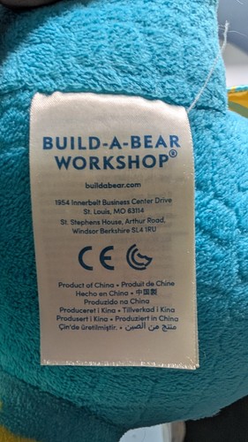 Build A Bear Stormfly How to Train Your Dragon Blue Yellow Plush - photo 4