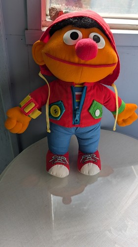 Vintage 1990 Playskool Sesame Street Dress Me Up Ernie Plush