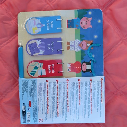 NWT Melissa & Doug My Daily Routines Chart Wooden Toy - photo 2