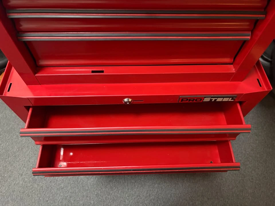 ProSteel 5-Drawer Tool Chest & Rolling Cabinet Combo - photo 5